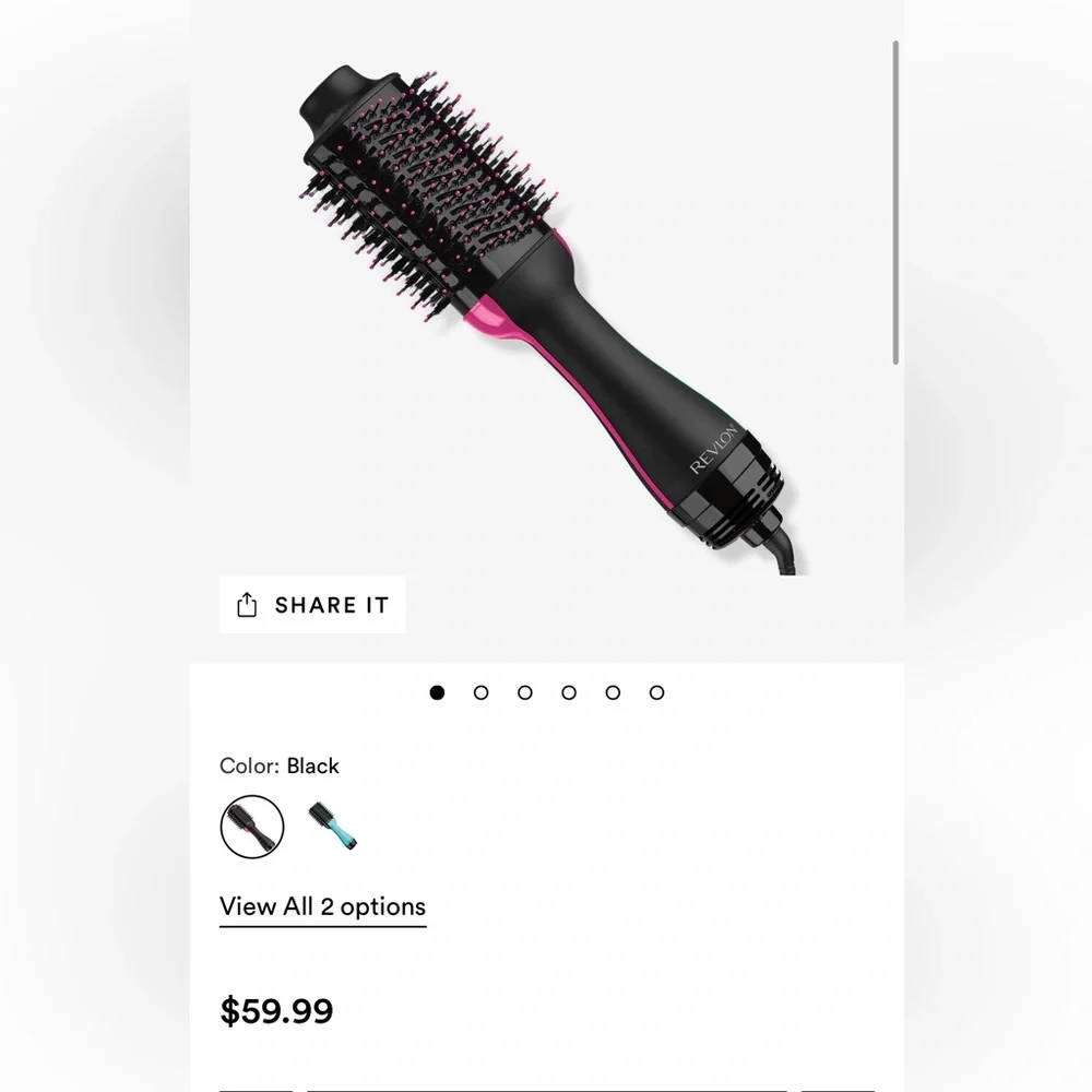 One-Step Volumizer Original 1.0 Hair Dryer and Hot Air Brush